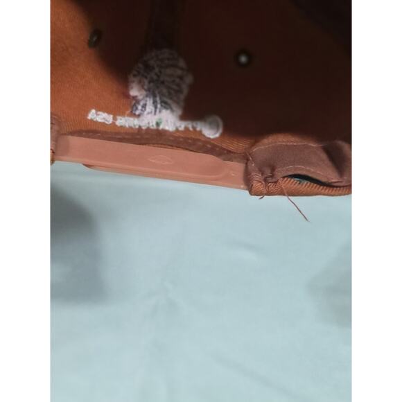 VTG Chippewa Boots USA Hat Orange & Green SnapBack Cap Embroidered Workwear RARE - Picture 3 of 4